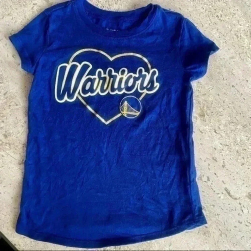 NBA Warriors Basketball Girls Shirt 2T